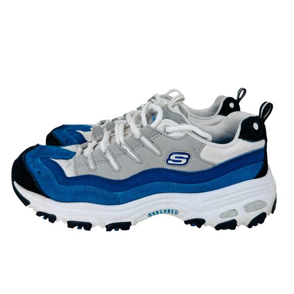 Skechers D'Lites‎ 1.0 Low-Top Chunky Sneakers Womens 10 Blue Air Cooled SN13141 - Picture 2 of 13